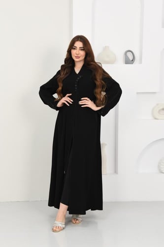 عبايه سودا كلاسيكي