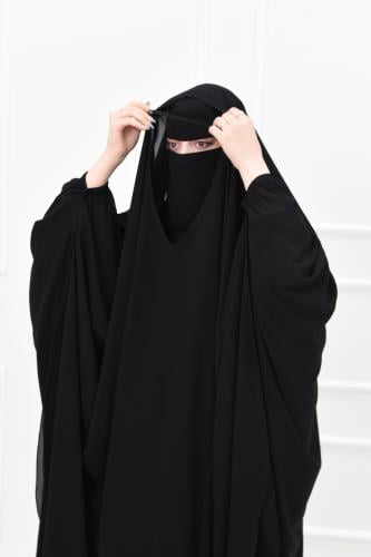 خمار اسلامي بكم مطاط