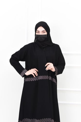 عبايه كلاسيكي بكم عادي