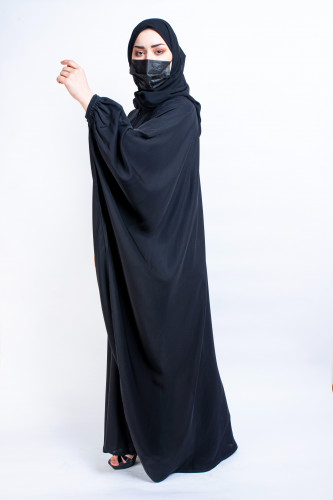 عباية lavania بشت كم مطاط سادة