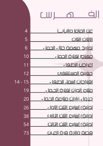 منظم نما للحامل خلال الفترة 9 شهور وردي