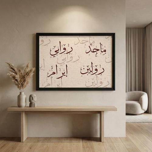 لوحة الاسماء