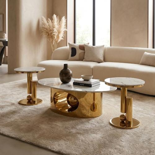 طقم طاولات ضيافة 3 قطع