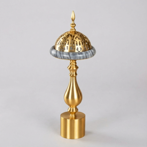 مبخره ستيل مع رخام رمادي