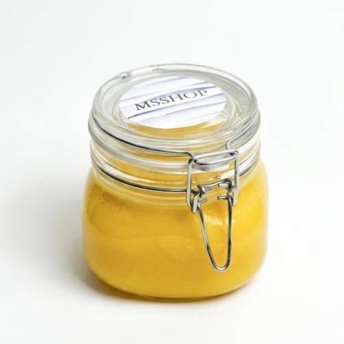 Lemon butter for skin radiance and shine