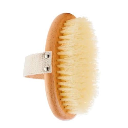 Dry body exfoliating brush
