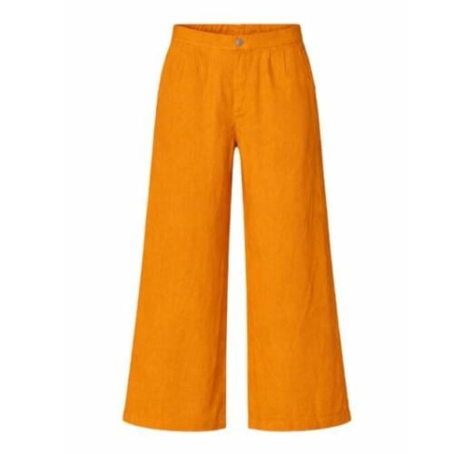 Orange Linen pant