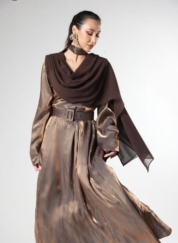 ‏BEOWN SHALL ELEGANCE DRESSبالطلب اسبوعين كحد اقصى