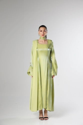 - BYORDER -SHALL ELEGANCE GREEN DRESS