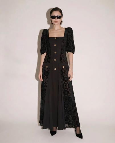 The Velvet Panel Dress