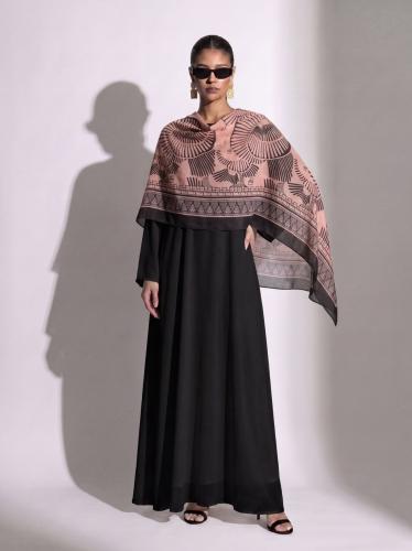 HF SCARF LIGHT COTTON PEACH