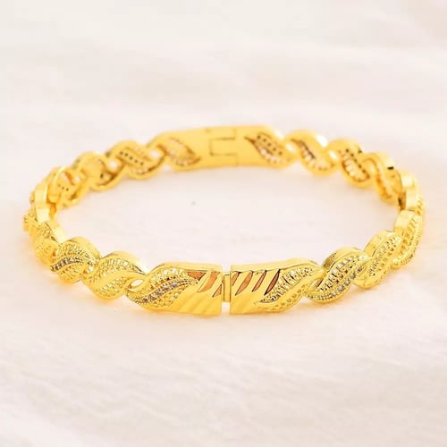 اسوارة مطلية ذهب عيار 24