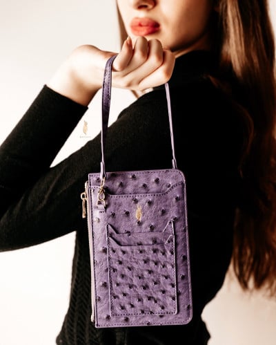 Burble ostrich bag