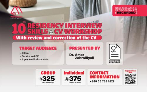 10th Residency interview skills & CV Workshop