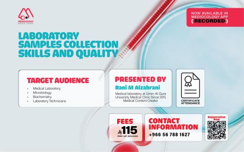 LABORATORY SAMPLES COLLECTION , SKILLS AND QUALITY