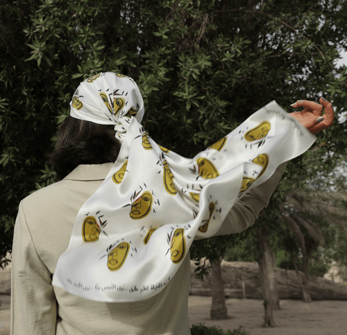 وشاح أريد الحياة ربيعًا وفجرا -2