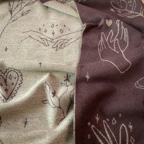 دفء القلوب - وشاح شتوي