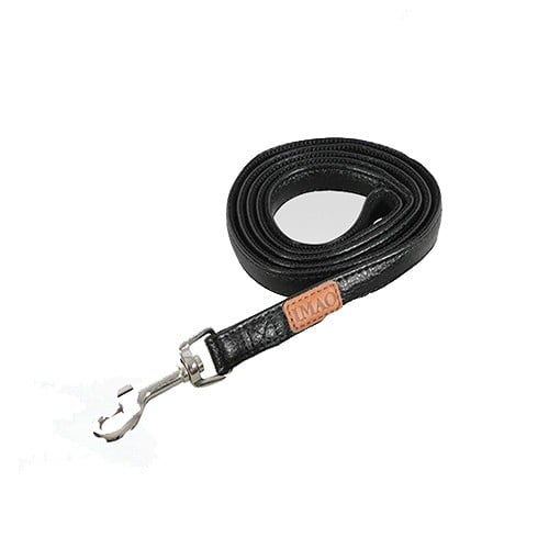 زولكس ليش كلاب جلد لون أسود 15 مم