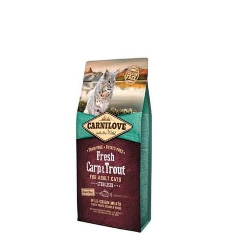 كارنيلوف كارب اند ترويت للقطط البالغة المعقمة400جر...