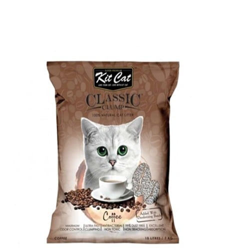 كيت كات رمل كلاسك للقطط برائحة القهوة10لتر