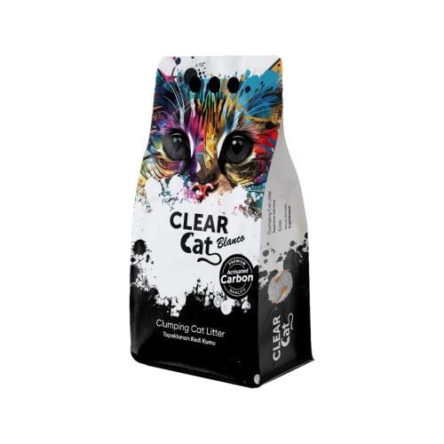 رمل قطط كلير كات بلانكو برائحةالكاربون النشط 10 لت...