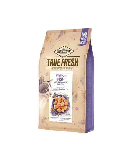 كارنيلوف ترو فريش طعام جاف بالسمك الطازج للقطط الم...