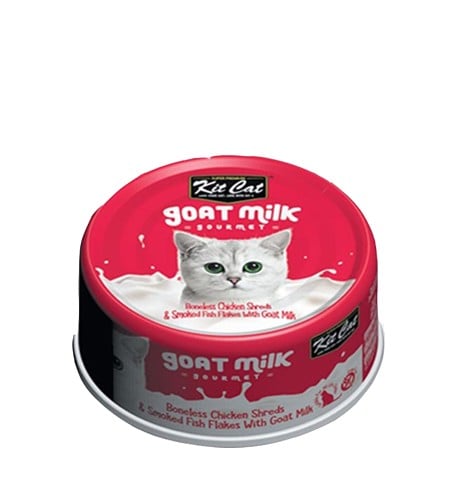 كيت كات حليب الماعز دجاج وسمك مدخن70 جرام