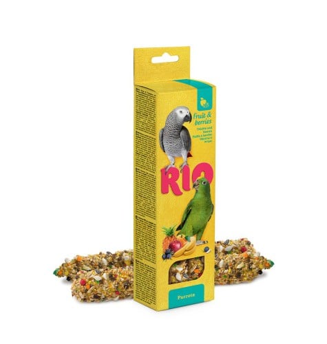 ريو مكافئات ستيك ببغاء بالفواكة 2×90 جرام