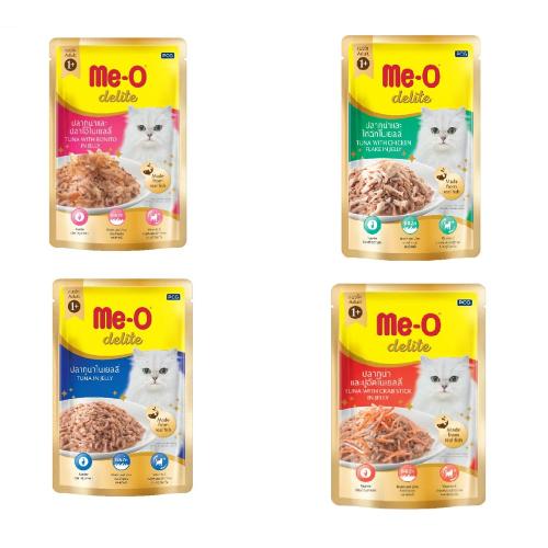 كارتون meo متنوع 4نكهات 12 ظرف في الجيلي