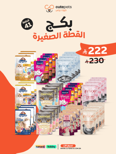 بكج القطط الصغيره 41 قطعة