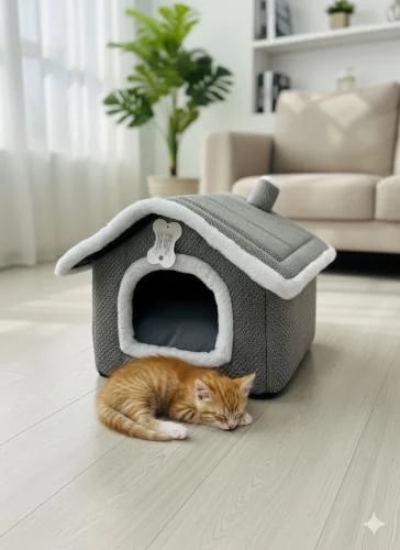 Luxurious cat cabin or house