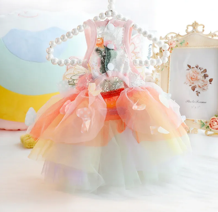 ملابس للقطط والكلاب على شكل فراشة - مقاسات مختلفة