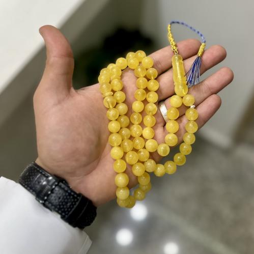 كهرمان حر مغيم شفاف