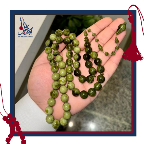 فاتوران أخضر مدور تمليكه طقم عربي