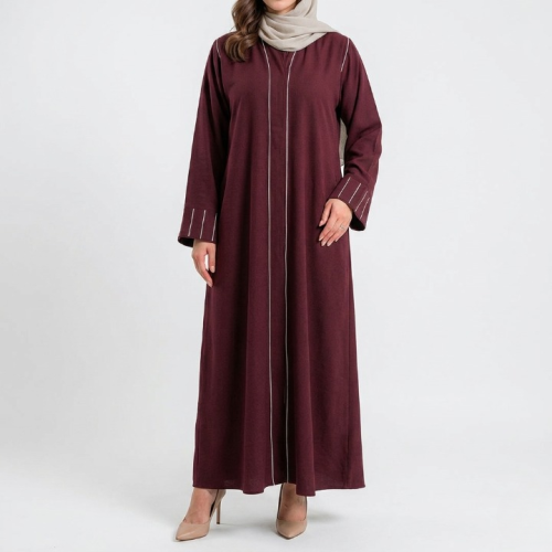 عباية ملونة ناعمة عملية - 70 -