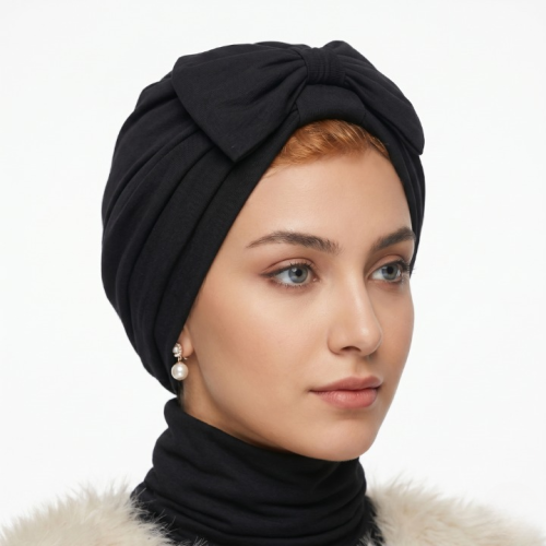توربان اسود فيونكة قطن