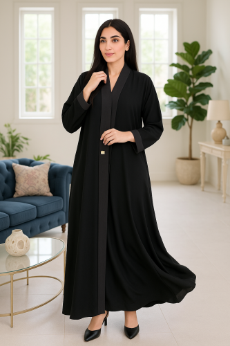 تفصيل عباية ناعمة وعملية - 1012 -