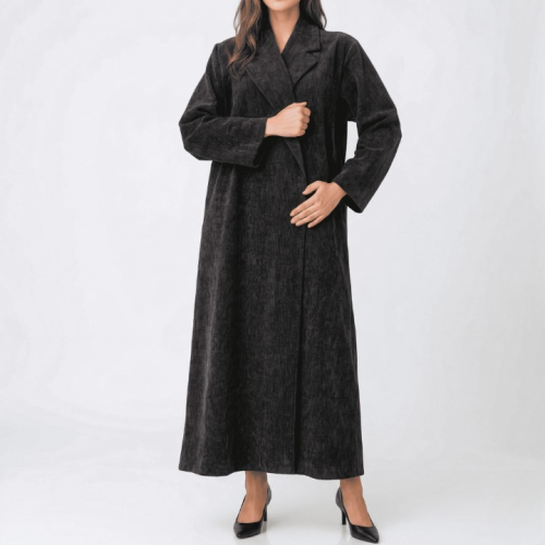 The velvet is black winter fleece - H33 -