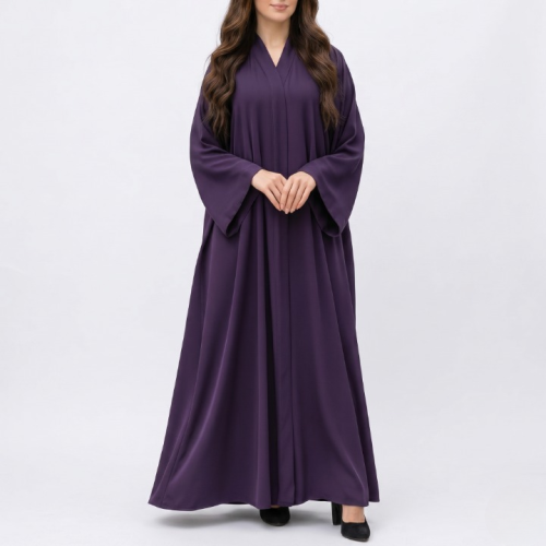 عباية ملونة سادة - E6 -