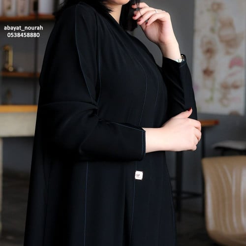 عبايات سوداء ناعمة وعملية - 714 -