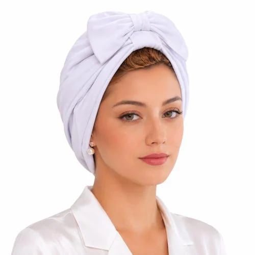 توربان أبيض قطن 5