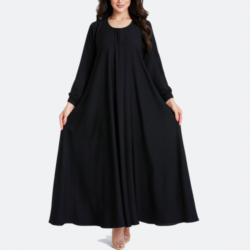 عباية كلوش واسعة سادة - B13 -