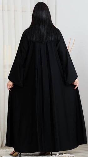 عباية كريب صالونا مقفلة كلوش- C3 -