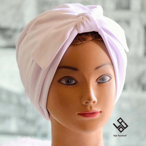 توربان ابيض سادة قطن