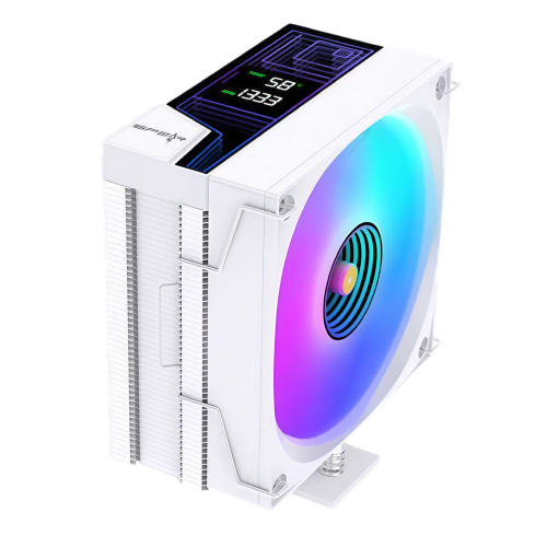 مبرد معالج هوائي احترافي Spear H600T PWM ARGB - أبيض