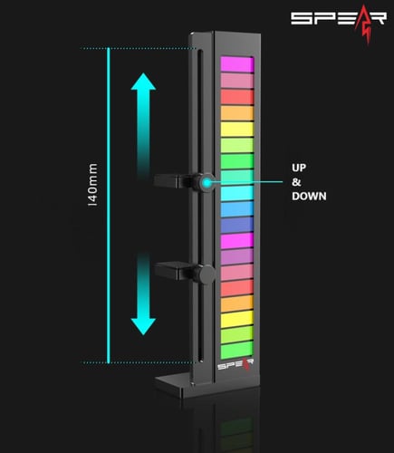 ستاند كرت الشاشة Spear سلفر