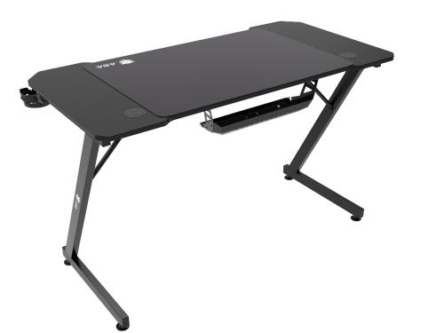 طاولة قيمنق ASA Z TABLE -BLACK + BLACK
