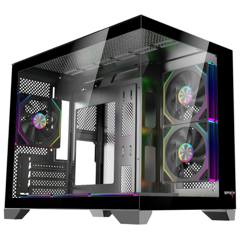 صندوق بي سي قيمنق Covid 55 Mini Gaming Case Black