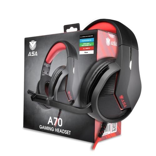 سماعة قيمنق ASA A70 BLACK