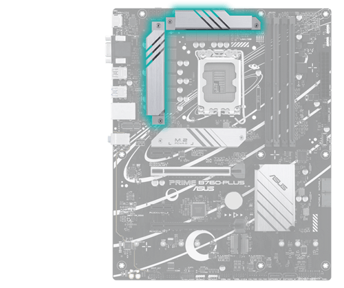 مذربورد لوحة أم ASUS Prime B760 Plus (Intel)